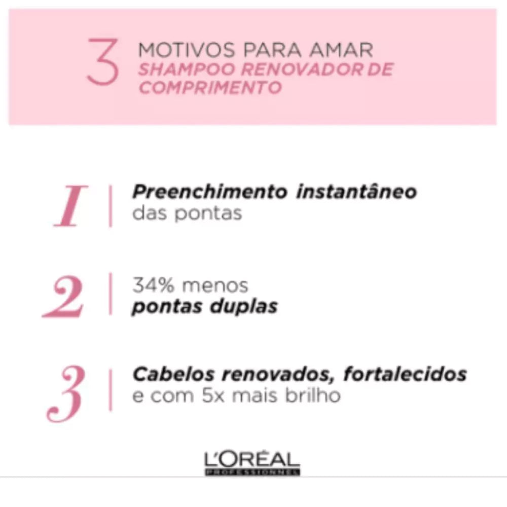 KIT LOREAL PRO LONGER SHAMPOO 750ML+COND 750ML+MASCARA 250GR - 60% OFF