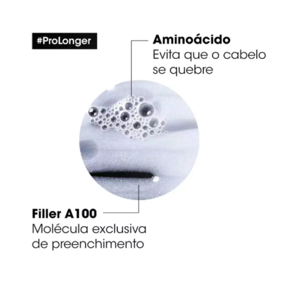KIT LOREAL PRO LONGER SHAMPOO 750ML+COND 750ML+MASCARA 250GR - 60% OFF