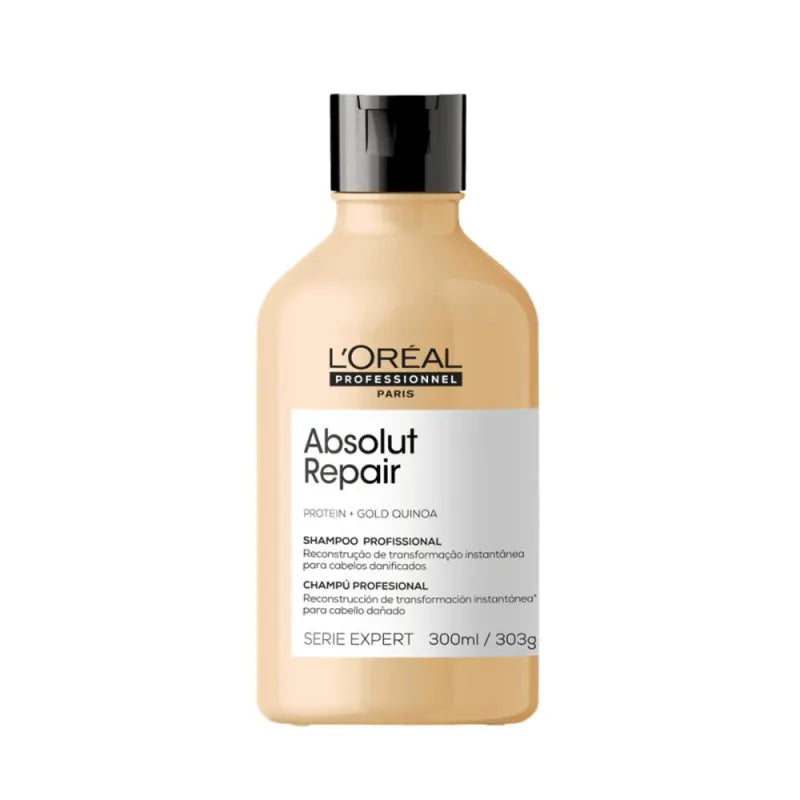 Kit L'Oréal Professionnel Serie Expert Absolut Repair Gold Quinoa + Protein Trio de Nutrição (3 Produtos)
