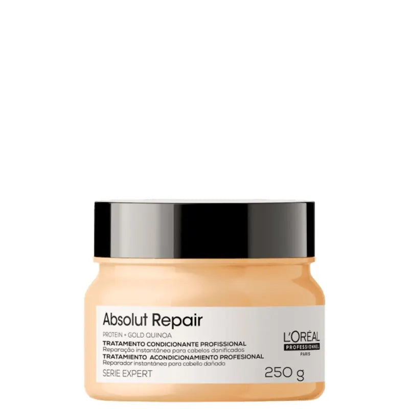 Kit L'Oréal Professionnel Serie Expert Absolut Repair Gold Quinoa + Protein Trio de Nutrição (3 Produtos)